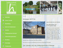 Tablet Screenshot of hildburgschule.de